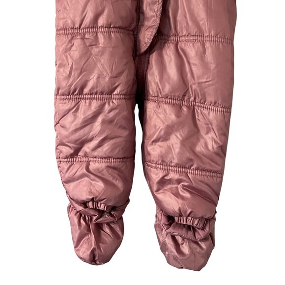 First Impressions Baby Snowsuit Pink Hooded One-Piece 18 Months Bodywarmer - Picture 13 of 16